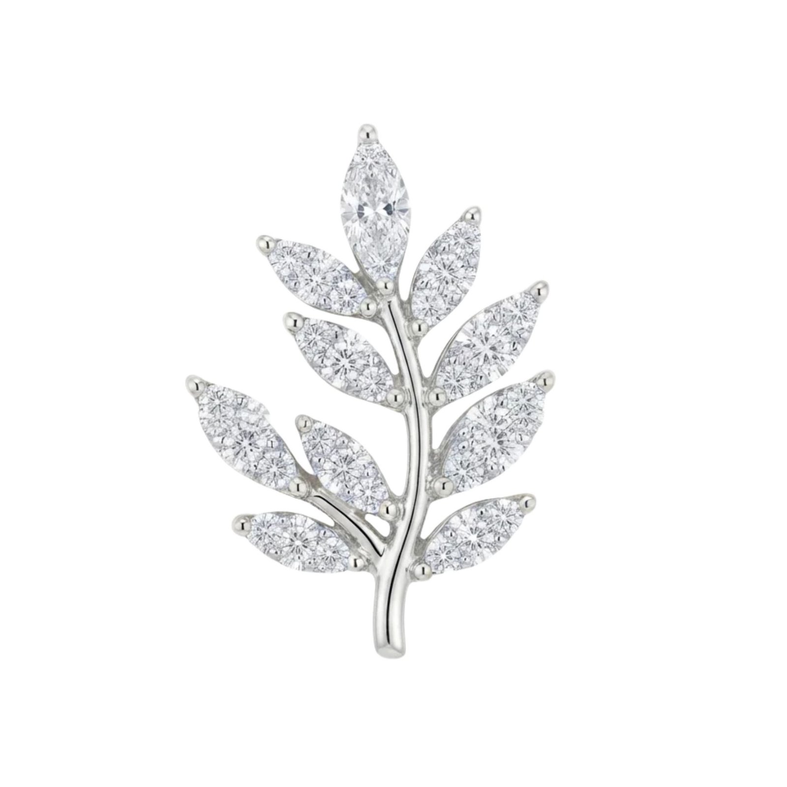 LG - 14K 0.53CT D-PENDANT LDS MARQ PRONG