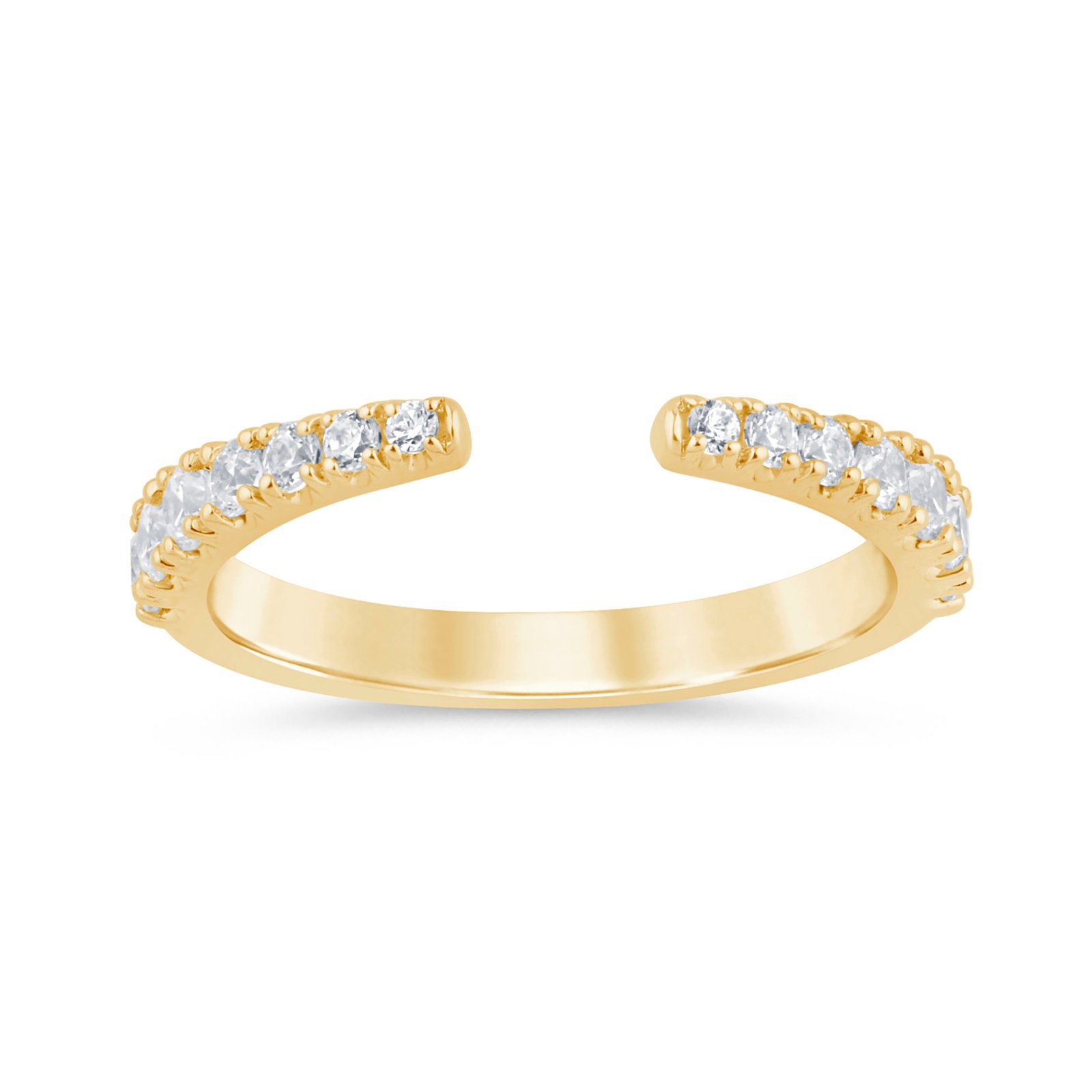 LG - 14K 0.50CT D-BAND LDS RDS MICRO PRONG CERTIFIED