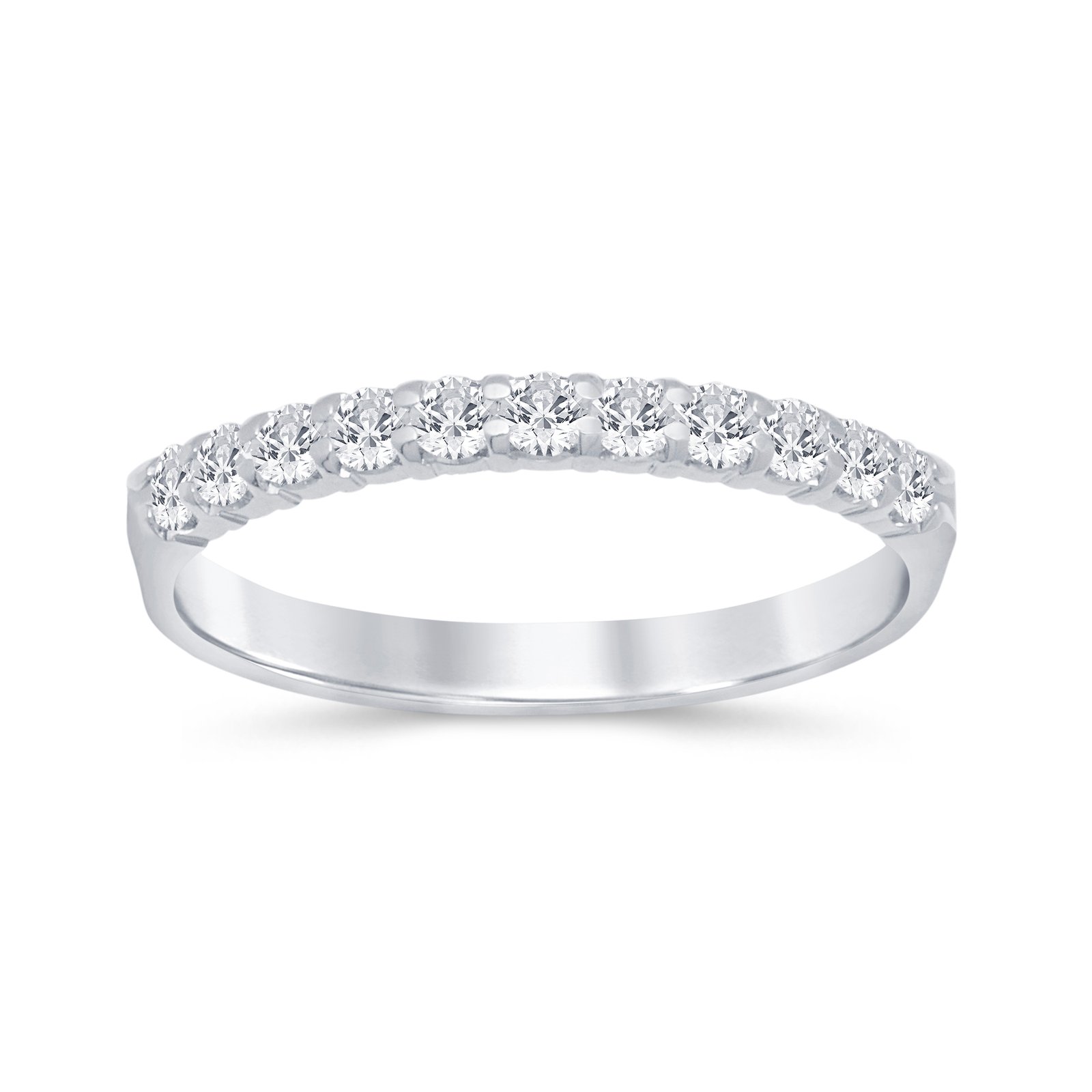 LG - 14K 0.51CT D-MACHINE BAND LDS RDS "PRONG SETTING" "NON-CERTIFIED"