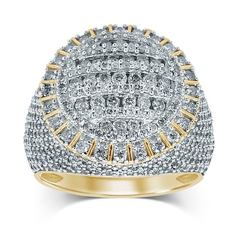10K 2.63-2.69CT D-RING MEN RDS "BEST DEAL BEST VALUE"