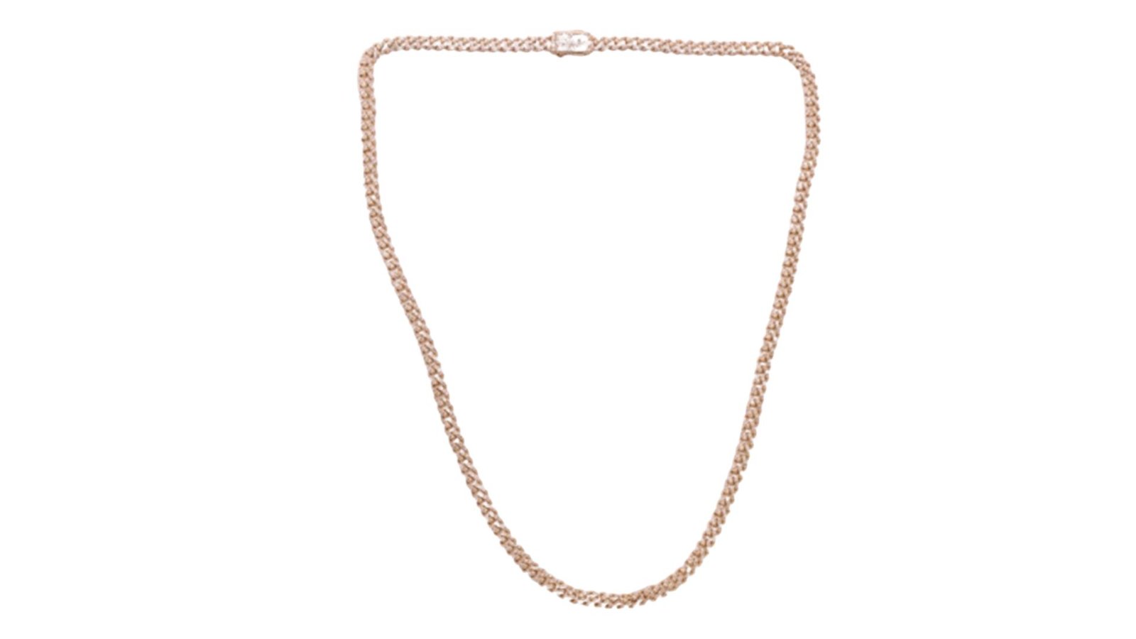10K 6.84-7.23CT D-NECKLACE MEN RDS CUBAN SIZE 22 INCH 5.55 -5.70 MM