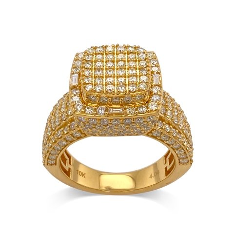 10K 4.04CT D-RING MEN TPR/RDS DARK