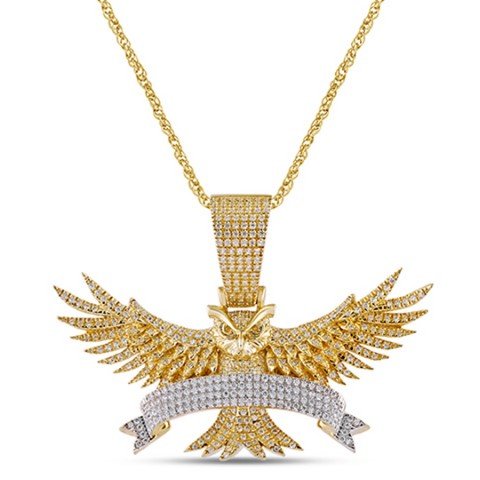 10K 1.03CT D-PENDANT RDS "EAGLE" (BEST DEAL BEST VALUE)
