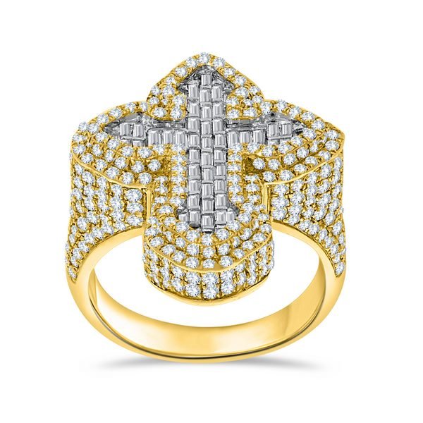 10K 3.37-3.49CT D-RING MEN SBAG/RDS "CROSS"