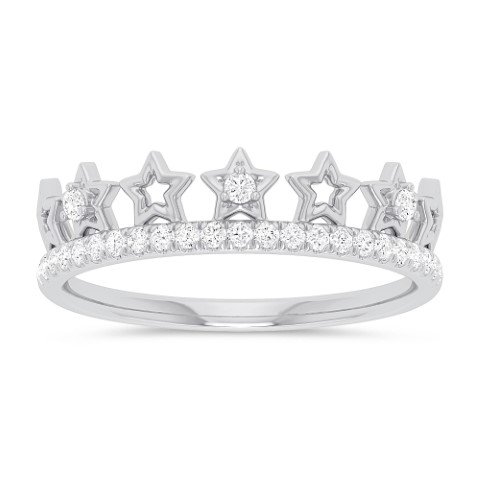10K 0.15-0.17CT D-RING LDS RDS "STAR" MICRO PRONG