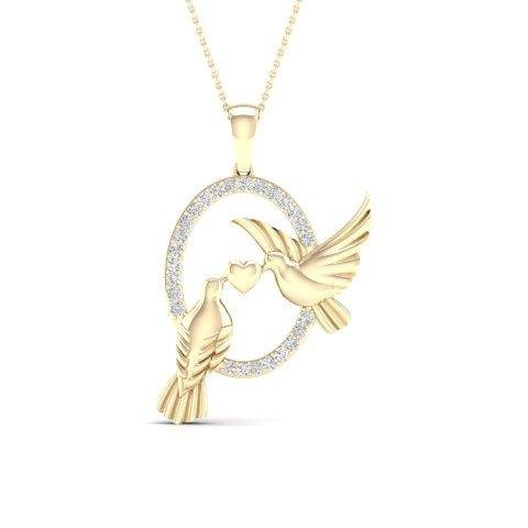 10K 0.15CT D-PENDANT RDS LDS (BEST DEAL BEST VALUE)