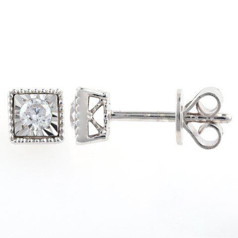 10K 0.21CT D-EARRING LDS RDS