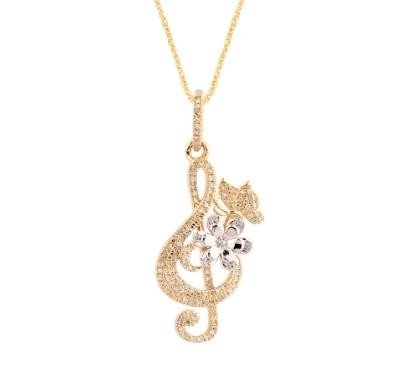 10K 0.14CT D-PENDANT LDS RDS "MUSICAL NOTE" MP