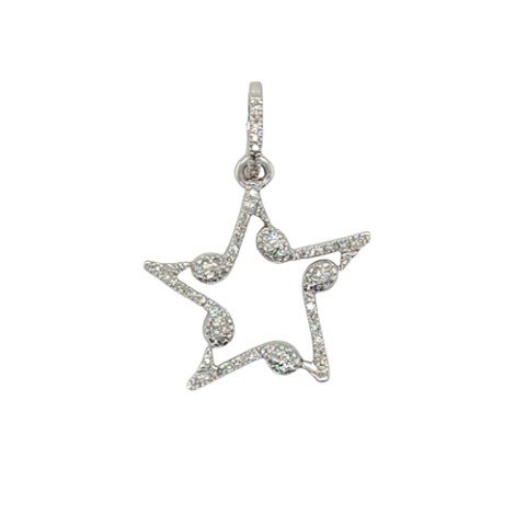 10K 0.09CT D-PENDANT LDS RDS MP "STAR"