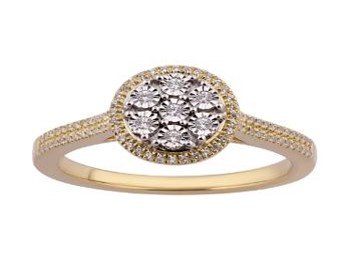 10K 0.13CT D-RING LDS RDS FANUC PRONG