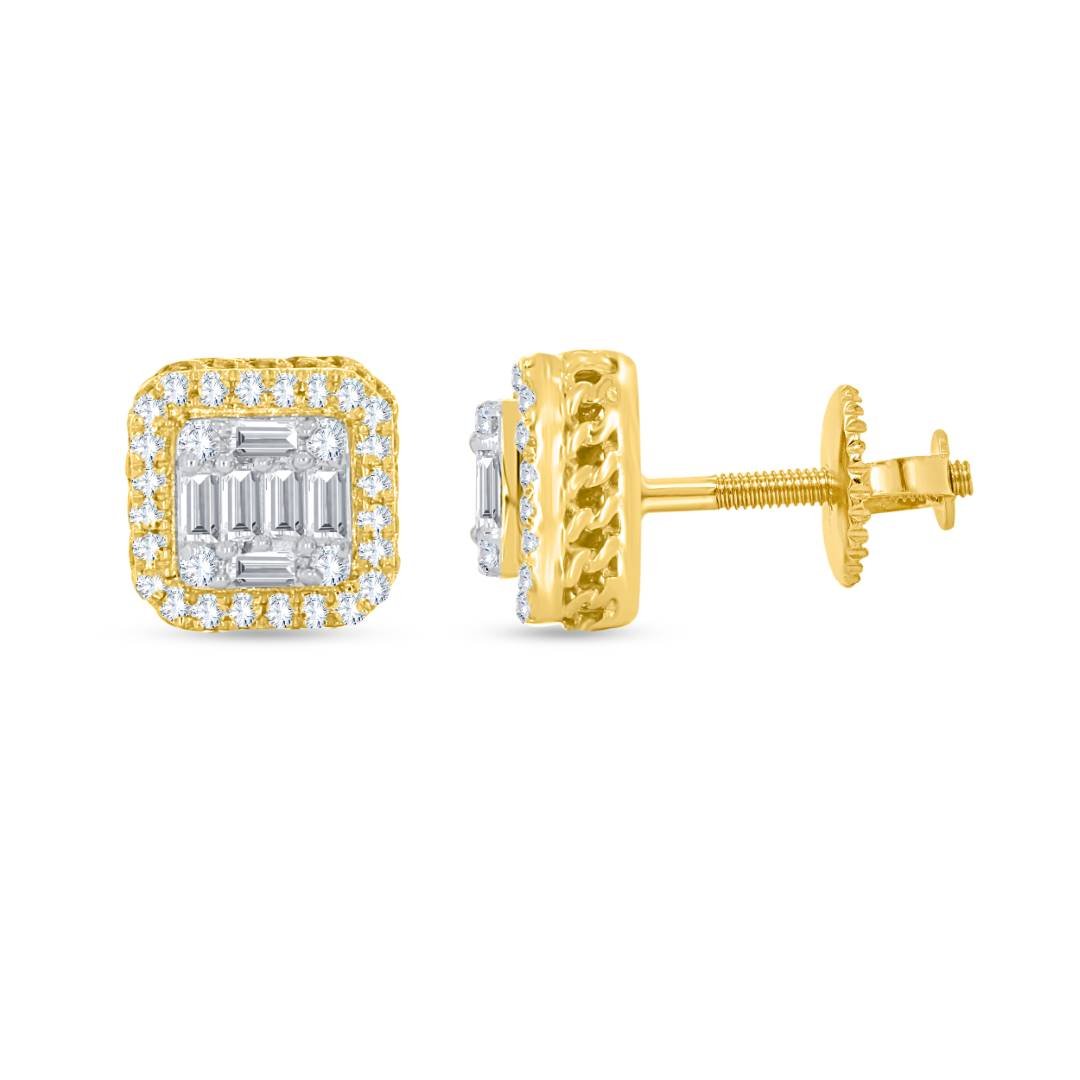 10K 0.30CT D-EARRING LDS SBAG/RDS