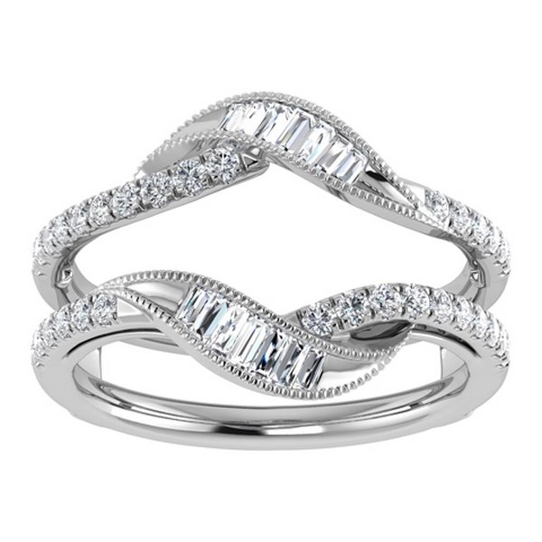 10K 0.57CT D-RING GAURD RDS MICRO PRONG