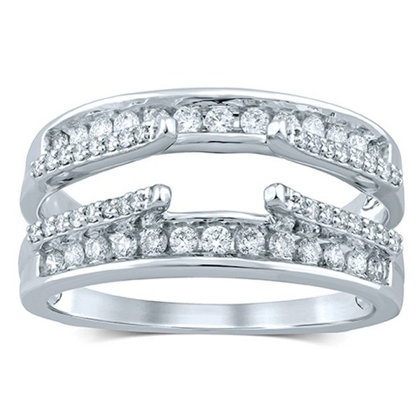 10K 0.47CT D-RING GAURD RDS PRONG SETTING