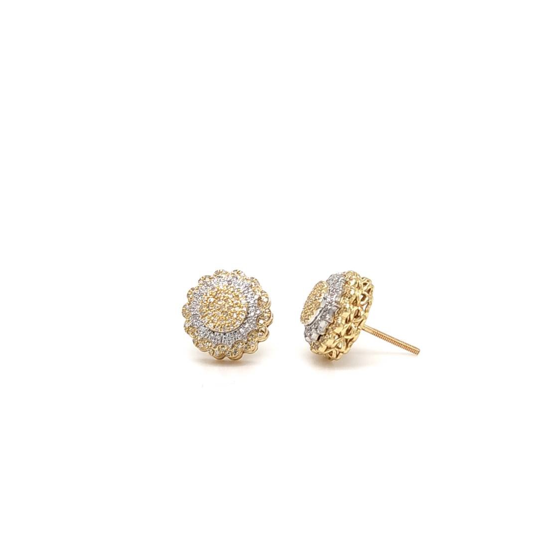 10K 0.27-0.30CT D-EARRING RDS MICRO PRONG