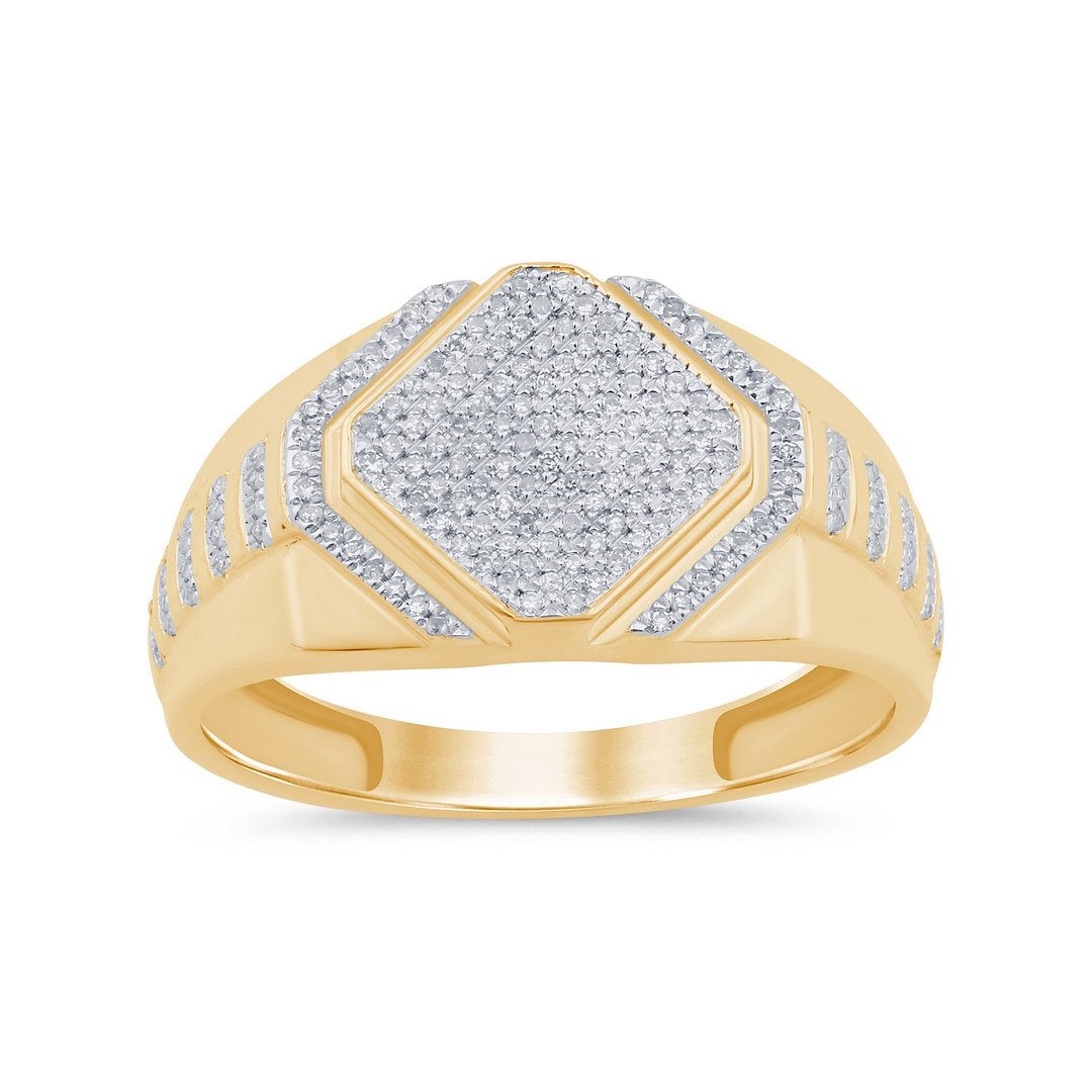 10K 0.18-0.24CT D-RING MEN RDS MICRO PRONG