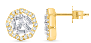 10K 0.26CT D-EARRING SBAG/RDS FANUC