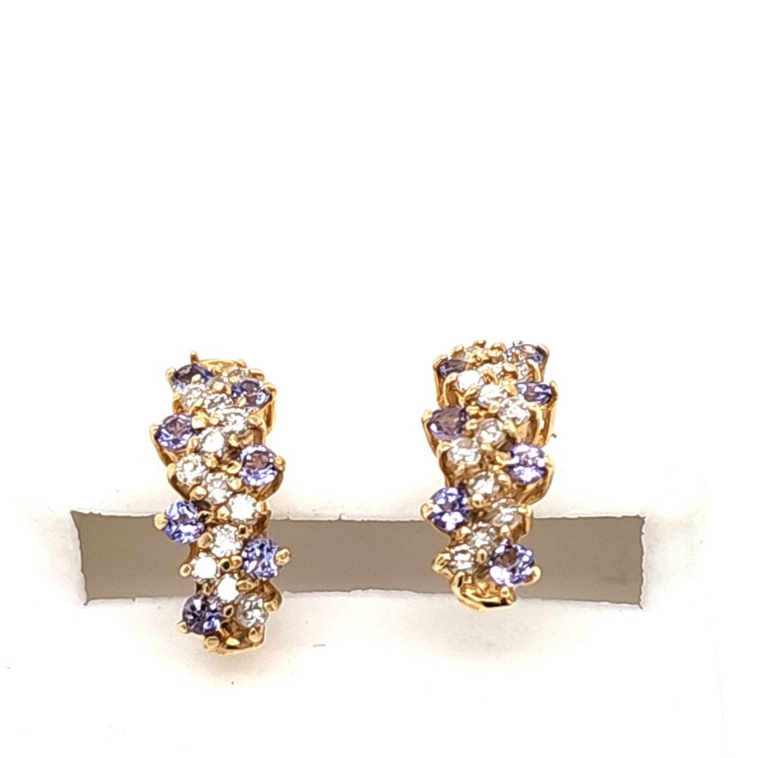 14K 0.50CT D-EARRING LDS RDS "TOPEZ"  (BEST DEAL BEST VALUE)