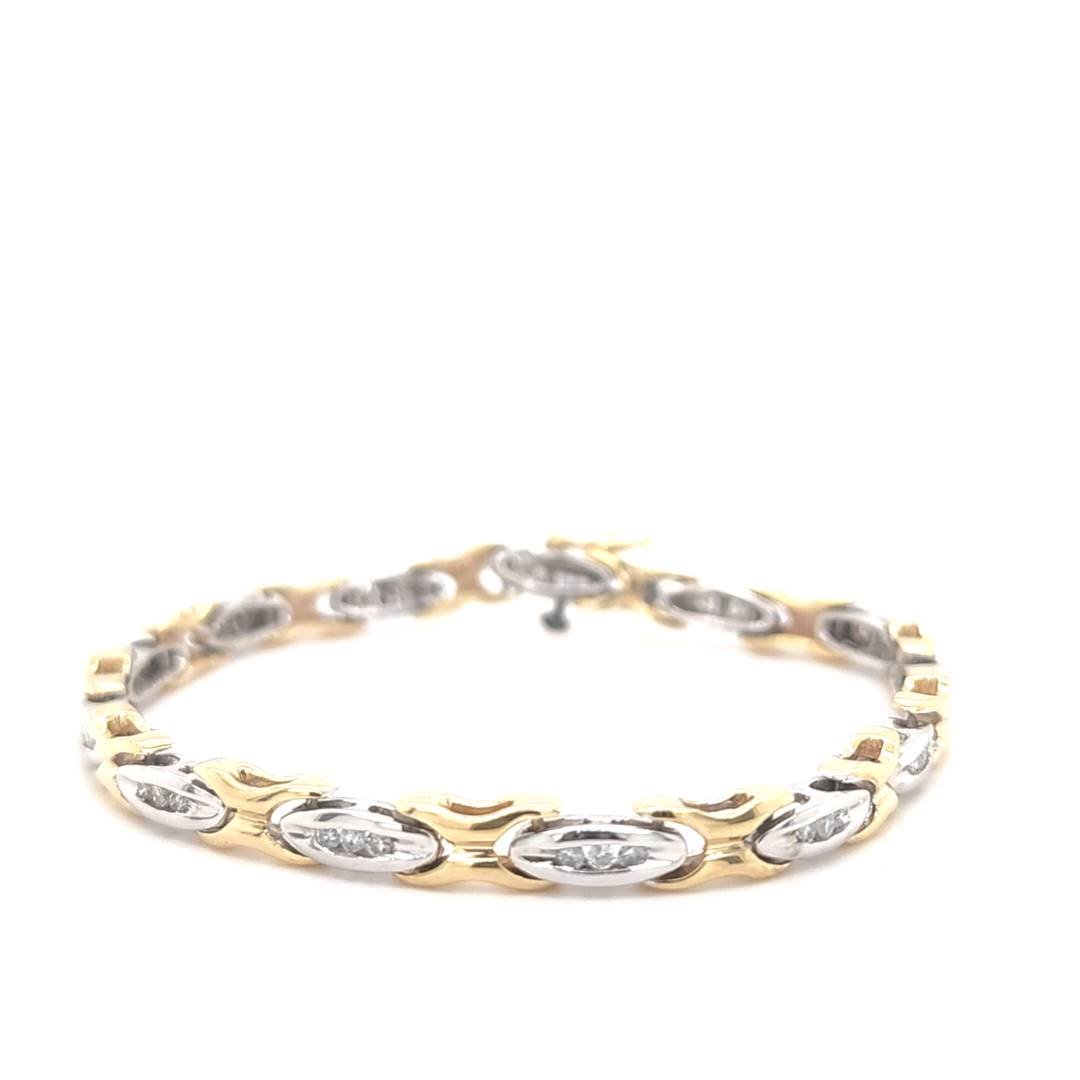 10K 0.75CT D-BRACELET LDS RDS (BEST DEAL BEST VALUE)