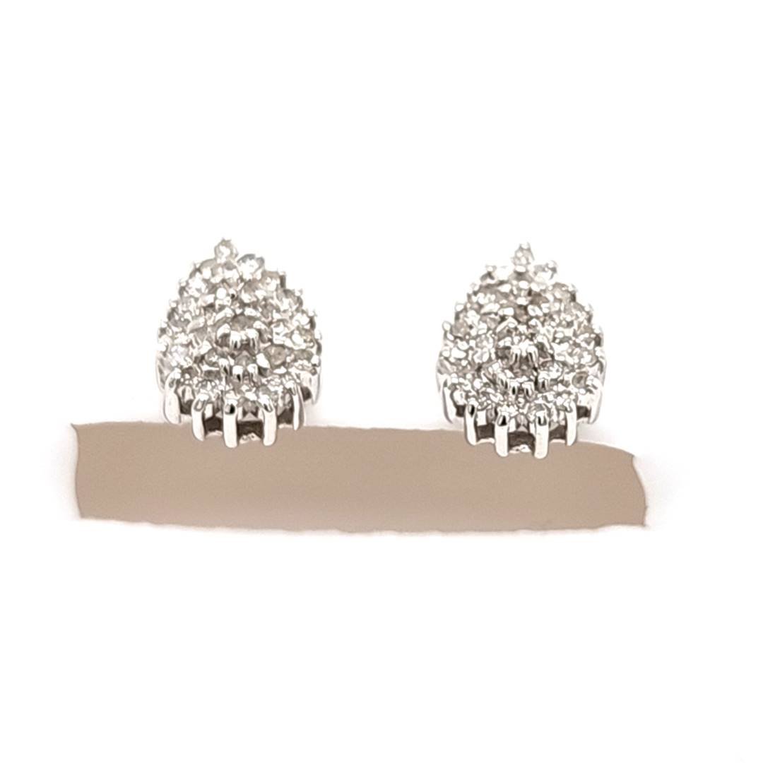 14K 0.50CT D-EARRING LDS RDS (BEST DEAL BEST VALUE)