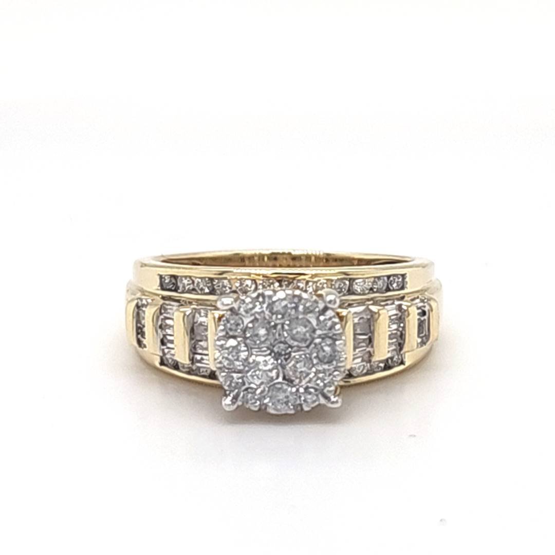 10K 0.72CT D-RING LDS TPR/RDS "CINDERELLA" MICRO PRONG