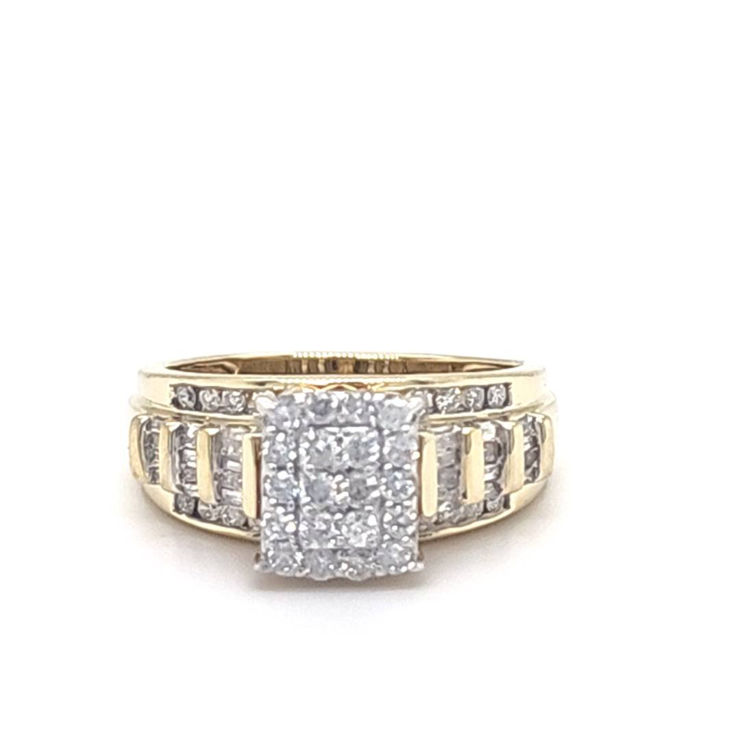 10K 0.75CT D-RING LDS TPR/RDS "CINDERELLA" PRONG SETTING