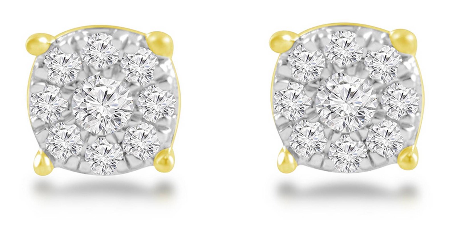 10K 0.24CT D-EARRING LDS RDS
